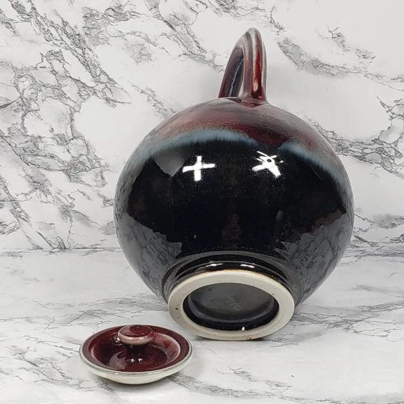 Handmade Teapot Stoneware Pottery Hope Vintage - Picture 8 of 9